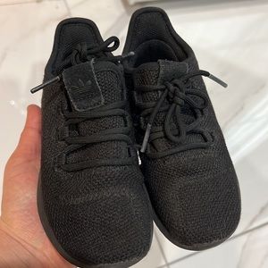 Adidas toddler black sneakers